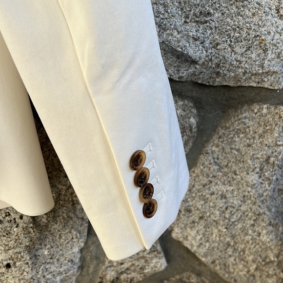J. Crew Two Button White Blazer - Picture 7 of 9
